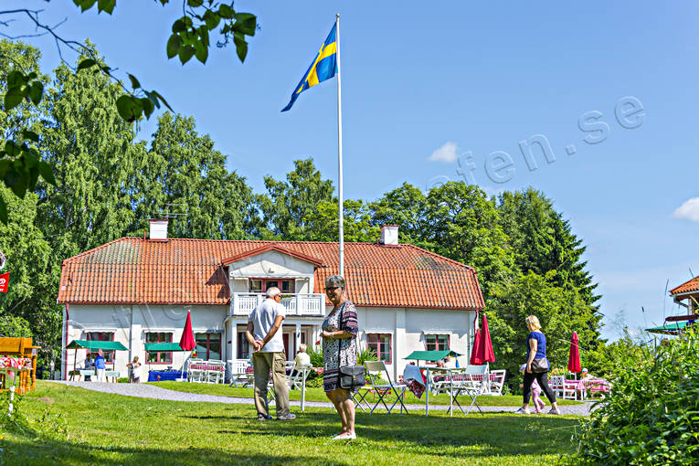 Heds Prästgård byggnader, cafe, cafeteria, Heds, prästgård, sommar, utflyktsmål, årstid, årstider