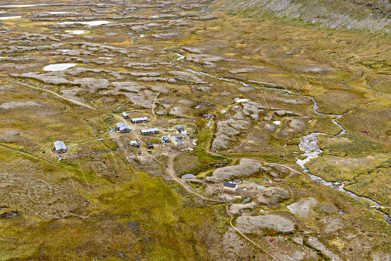 Helags fjällstation Flygfoto anläggningar, drönarbild, drönarbilder, drönarfoto, fjällanläggning, fjällstation, flygbild, flygbilder, Flygfoto, flygfoton, Helags, Härjedalen, höst