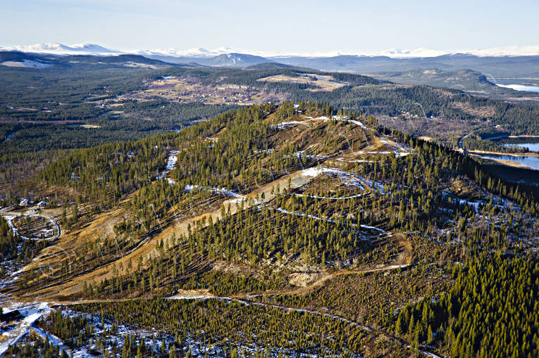 Hem-Kröket, Mellan-Kröket, Tännäs anläggningar, drönarbilder, drönarfoto, flygbild, flygbilder, Flygfoto, flygfoton, Hem-Kröket, Härjedalen, höst, Mellan-Kröket, nedfarter, skidanläggning, skidbackar, Tännäs