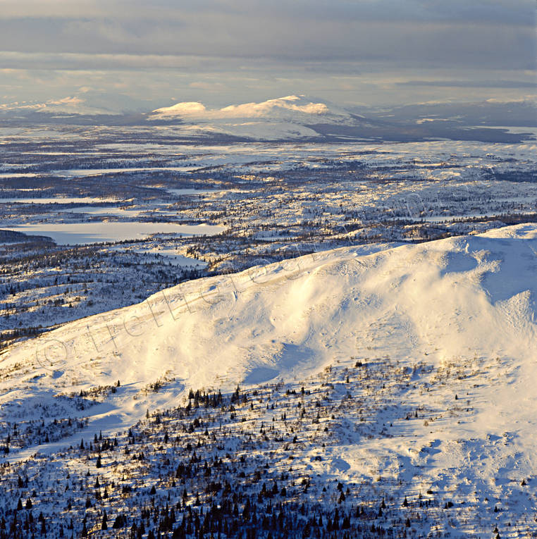 Hovde, Imbergen och Åreskutan Bydalen, fjällvidder, Hovde, Imbergen, Jämtland, Landskap, vinter, Åreskutan, årstid, årstider