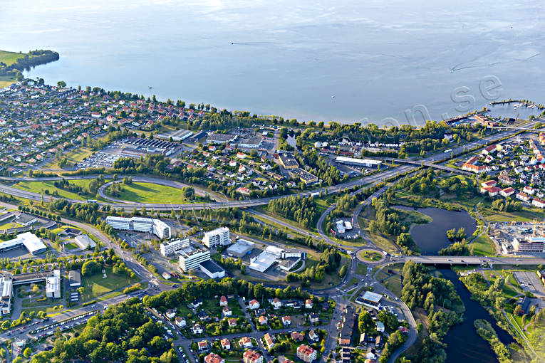 Huskvarna Flygfoto drönarbilder, drönarfoto, flygbild, flygbilder, Flygfoto, flygfoton, Huskvarna, Jönköping, Småland, sommar, städer