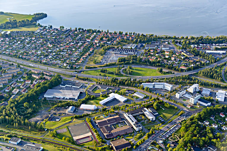 Huskvarna Flygfoto drönarbilder, drönarfoto, flygbild, flygbilder, Flygfoto, flygfoton, Huskvarna, Jönköping, Småland, sommar, städer