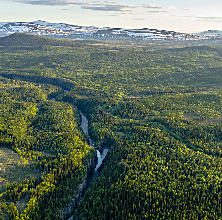 Hällingsåfallet drönarbilder, drönarfoto, FJÄLLEN, flygbild, flygbilder, Flygfoto, flygfoton, Hällingsåfallet, Jämtland, kanjon, Landskap, ravin, Sevärdheter, sommar, vattenfall