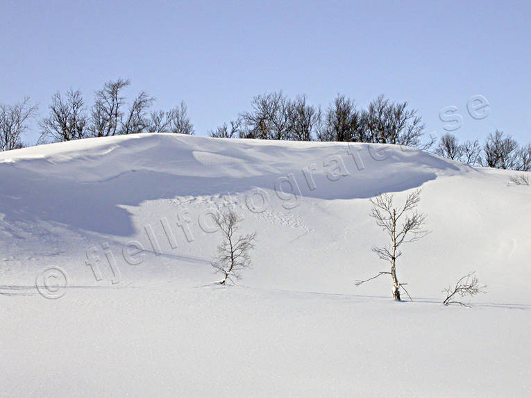 fjäll, fjällen, hängdriva, Jämtland, Landskap, snö, vinter