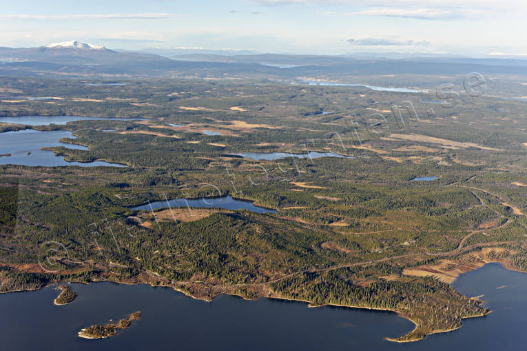 Håckren kraftverksmagasin drönarbilder, drönarfoto, flygbild, flygbilder, Flygfoto, flygfoton, Håckren, höst, Jämtland, kraftverksmagasin, Landskap