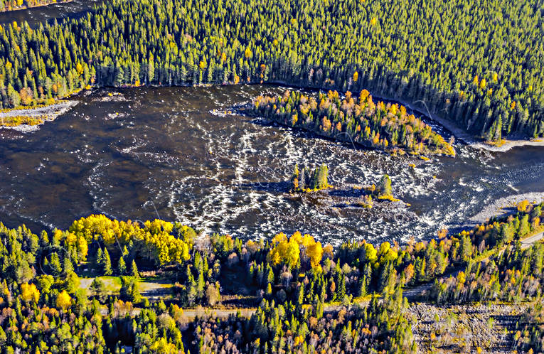 Hårkan vid Edsforsen drönarbilder, drönarfoto, Edsforsen, flygbild, flygbilder, Flygfoto, flygfoton, Hårkan, höst, Jämtland, älvar