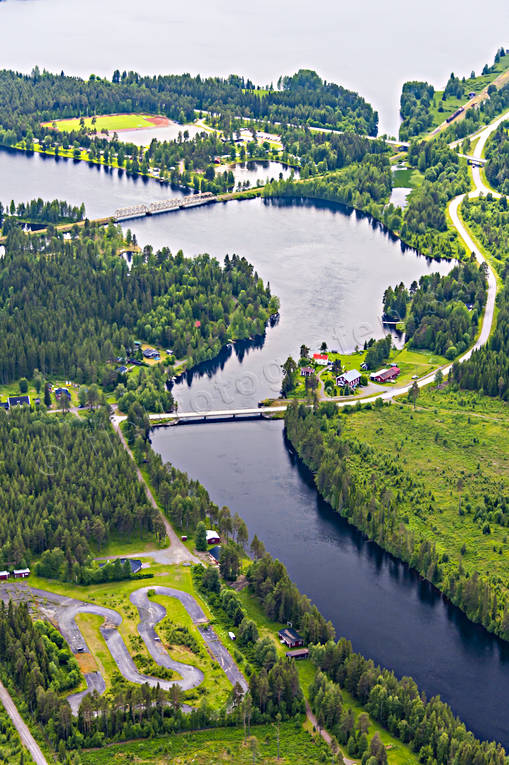 Hårkan vid Lit drönarbilder, drönarfoto, flygbild, flygbilder, Flygfoto, flygfoton, Hårkan, Indalsälven, Jämtland, utlopp, älvar