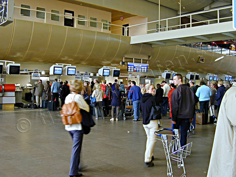 Incheckning på Arlanda Arlanda, flyg, incheckning, kommunikationer, luftfart, trafikflyg, vänthall