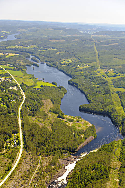 Indalsälven vid Krångede drönarbilder, drönarfoto, flygbild, flygbilder, Flygfoto, flygfoton, Indalsälven, Jämtland, kraftstation, krångede, Landskap, miljö, sommar, vattenkraft, älvar