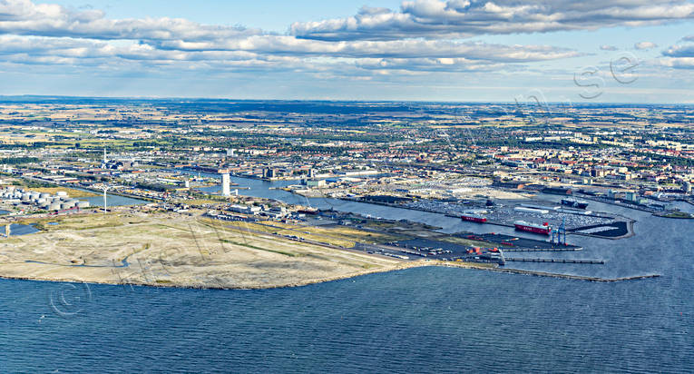 Industrihamnen Malmö Flygfoto drönarbilder, drönarfoto, flygbild, flygbilder, Flygfoto, flygfoton, hamn, Industrihamnen, Malmö, Skåne, sommar, städer