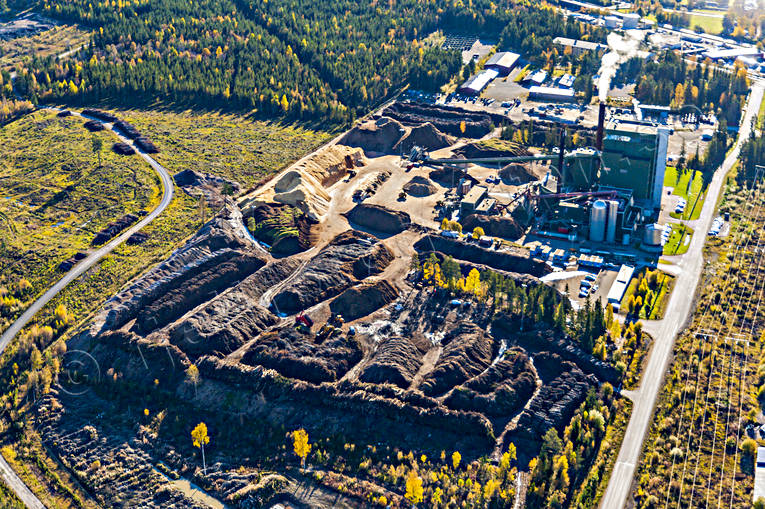 drnarbilder, drnarfoto, flygbild, flygbilder, Flygfoto, flygfoton, industriomrde, jmtkraft, Jmtland, Lugnvik, stder, vrmekraftverk, vrmeverk, stersund