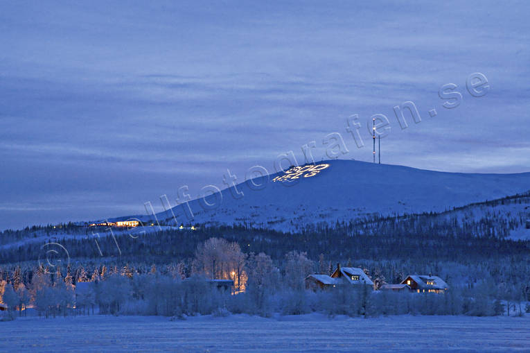 bl, Dundret, fjll, Gllivare, julstmmning, kvll, Landskap, lappland, midvinter, natt, nattbild, vinter, vinterkvll, vinternatt