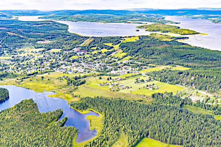 Junsele vid Ångermanälven Flygfoto drönarbilder, drönarfoto, flygbild, flygbilder, Flygfoto, flygfoton, Junsele, samhällen, sommar, Ångermanland