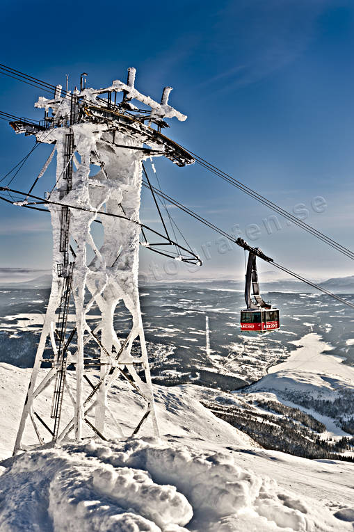anlggningar, Jmtland, kabin, kabinbanan, Landskap, Sevrdheter, vinter, vinterdag, re, reskutan, rstider