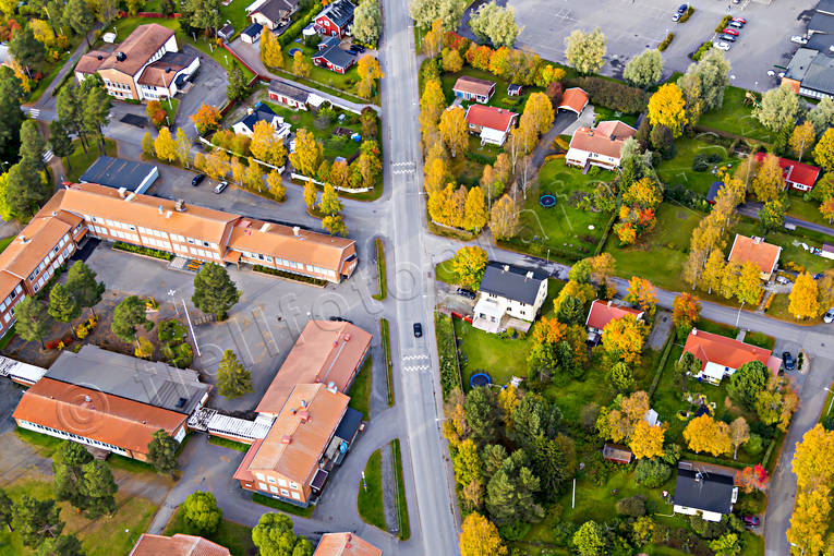 Kastalskolan i Brunflo anläggningar, Brunflo, byggnader, drönarbilder, drönarfoto, flygbild, flygbilder, Flygfoto, flygfoton, Jämtland, Kastalskolan, samhällen, skola, skolgård