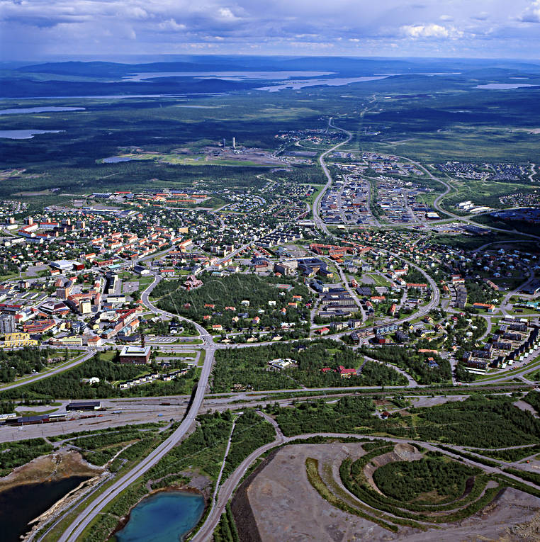 drnarbilder, drnarfoto, flygbild, flygbilder, Flygfoto, flygfoton, jrnvg, Kiruna, lappland, stder