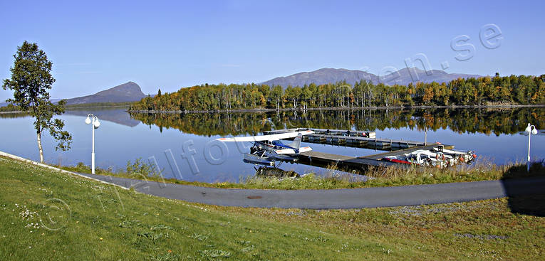 Kultsjön med fjällen Stöken och Ropentjakke höst, höstfärger, Kultsjön, Landskap, lappland, panorama, panoramabilder, Ropentjakke, Saxnäs, sommar, Stöken