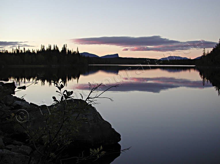 bastunsfjllet, Jmtland, kvll, Saxvattnet, sj, sjfart, skog, sommar, stmning, stmningsbild, stmningsbilder, vatten, vildmark, rstid, rstider, demark