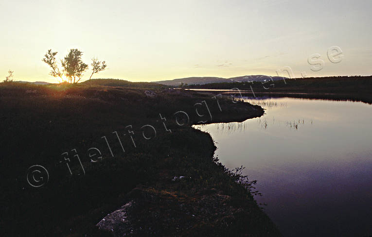 Anarisfjllen, fjllen, fjllsj, Lngtjrn, solnedgng, soluppgng, sommar, stmning, stmningsbild, stmningsbilder, rstid, rstider