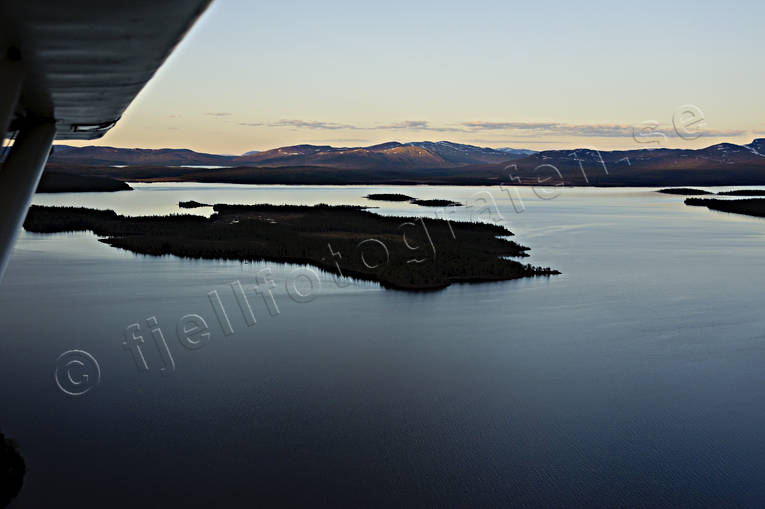 Kvällsljus över Ånnsjön drönarbilder, drönarfoto, flygbild, flygbilder, Flygfoto, flygfoton, Jämtland, Landskap, sommar, Ånnsjön
