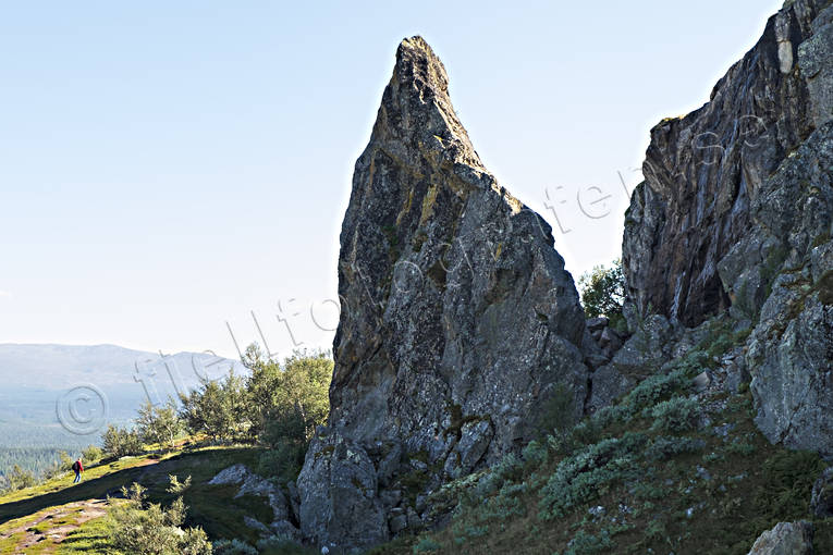 Kyrkstenen fjäll, fjällandskap, fjällen, Jämtland, klippblock, Kyrkstenen, Kyrkstensfjället, natur, Nulltjärn, Sevärdheter