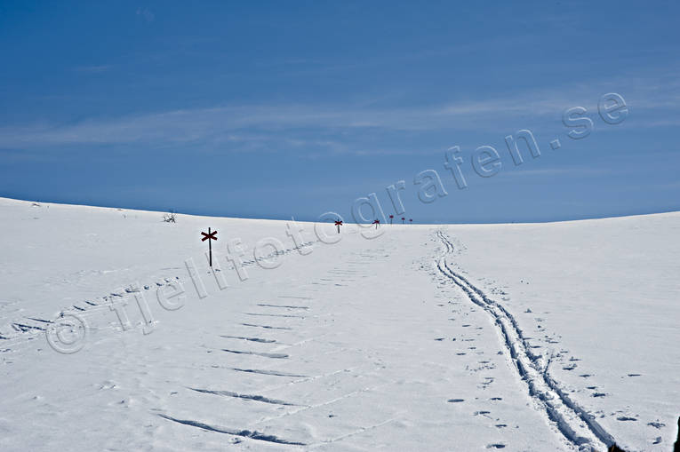 Led mot Sododalen fjäll, fjällen, Härjedalen, Landskap, led, ledkryss, nationalpark, nationalparker, skidspår, skidåkare, skidåkning, Sododalen, Sonfjället, turåkning, vinter