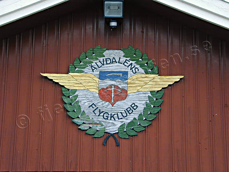 Logga till Älvdalens Flygklubb allmänflyg, flyg, flygklubb, kommunikationer, logga, luftfart, älvdalen