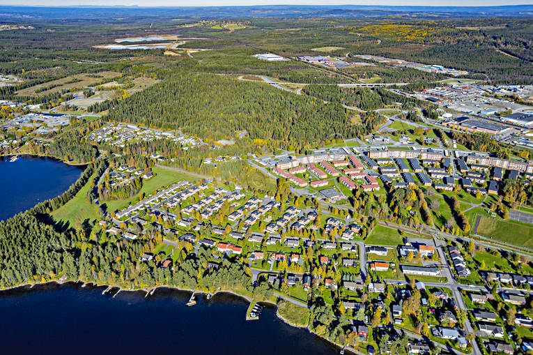 Lugnvik Östersund Flygfoto drönarbilder, drönarfoto, flygbild, flygbilder, Flygfoto, flygfoton, höst, Jämtland, Landskap, Lugnvik, städer, Östersund