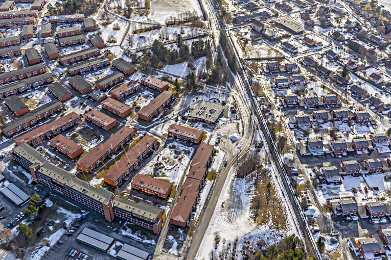 Lugnvik Östersund Flygfoto drönarbilder, drönarfoto, flygbild, flygbilder, Flygfoto, flygfoton, Jämtland, Lugnvik, städer, vinter, Östersund