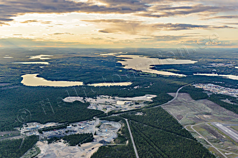 Luleälven vid Luleå drönarbilder, drönarfoto, flygbild, flygbilder, Flygfoto, flygfoton, grustäkt, Luleå, luleälven, Norrbotten, sommar, städer