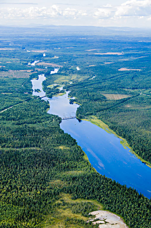 Långan vid Stormyren drönarbilder, drönarfoto, flygbild, flygbilder, Flygfoto, flygfoton, Jämtland, Långan, sommar, Stormyren, älv, älvar