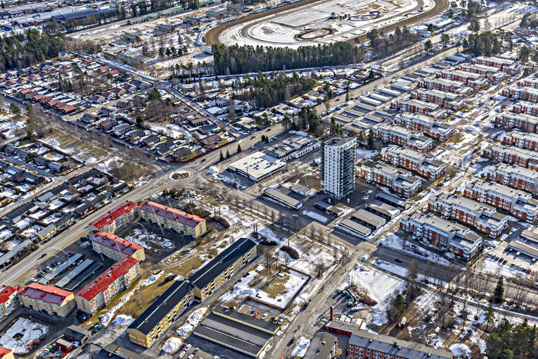 Marielund Östersund Flygfoto drönarbilder, drönarfoto, flygbild, flygbilder, Flygfoto, flygfoton, Jämtland, Marielund, städer, vinter, Östersund