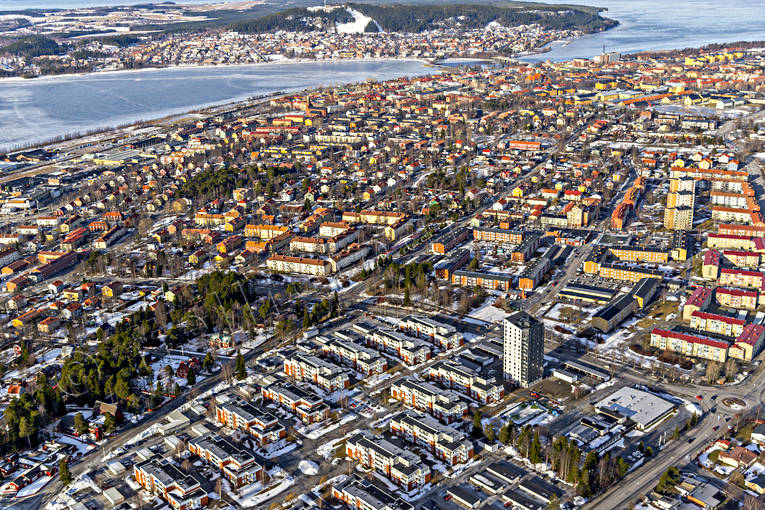 Marielund Östersund Flygfoto drönarbilder, drönarfoto, flygbild, flygbilder, Flygfoto, flygfoton, Jämtland, Marielund, städer, vinter, Östersund