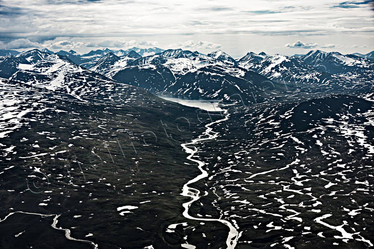 Miellädno och Alggajavrre Alggajavrre, Alggavagge, drönarbild, drönarbilder, drönarfoto, flygbild, flygbilder, Flygfoto, flygfoton, Landskap, lappland, Miellädno, nationalpark, sarek, sommar