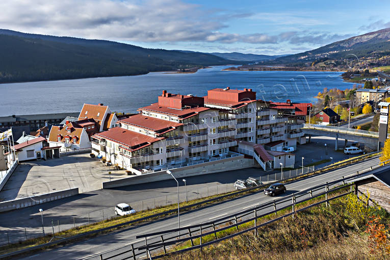 Mitt i Åre anläggningar, byggnader, byggnationer, höst, Jämtland, MItt i Åre, Åre, Åreby, Åresjön