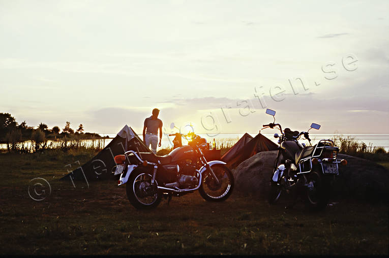 camping, motorcykel, semester, solnedgng, soluppgng, sommar, stmning, stmningsbild, stmningsbilder, tlt, rstid, rstider, land