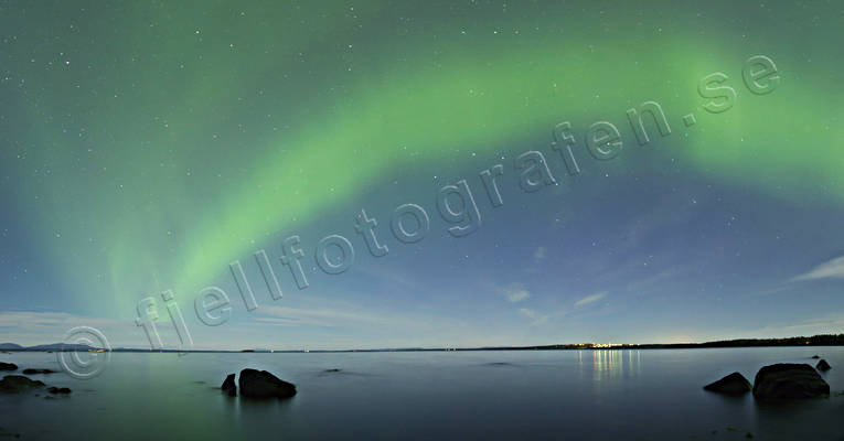 himmel, hst, Jmtland, kvll, Landskap, natur, norrsken, Storsjn
