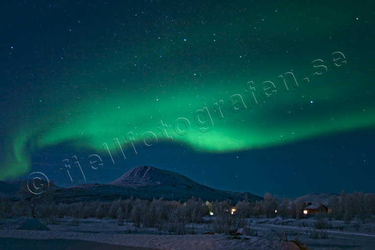 himmel, lappland, midvinter, natur, norrsken, polarnatt, stmningsbild