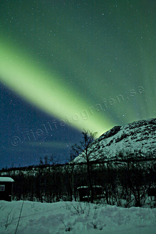 himmel, natur, norrsken, Stora Sjfallet, Suorva