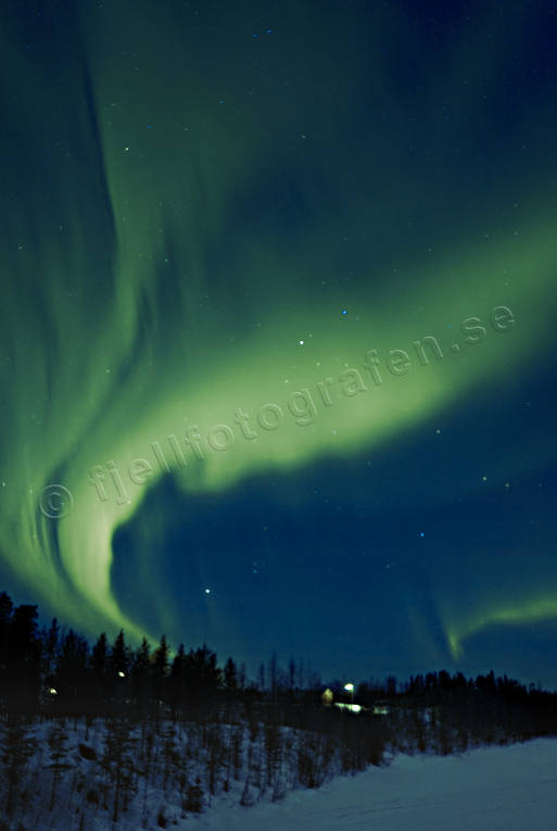 himmel, Kalixlven, natur, norrsken