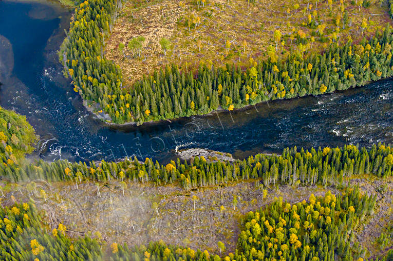 Norängesströmmen i Åreälven drönarbilder, drönarfoto, flygbild, flygbilder, Flygfoto, flygfoton, höst, Jämtland, Norängesströmmen, vattendrag, Åreälven, älvar