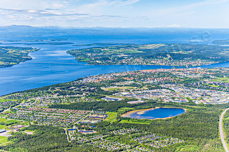 Odensala Östersund och Frösön drönarbilder, drönarfoto, flygbild, flygbilder, Flygfoto, flygfoton, Frösön, Jämtland, Lillsjön, Odensala, sommar, städer, Vallsundet, Östersund