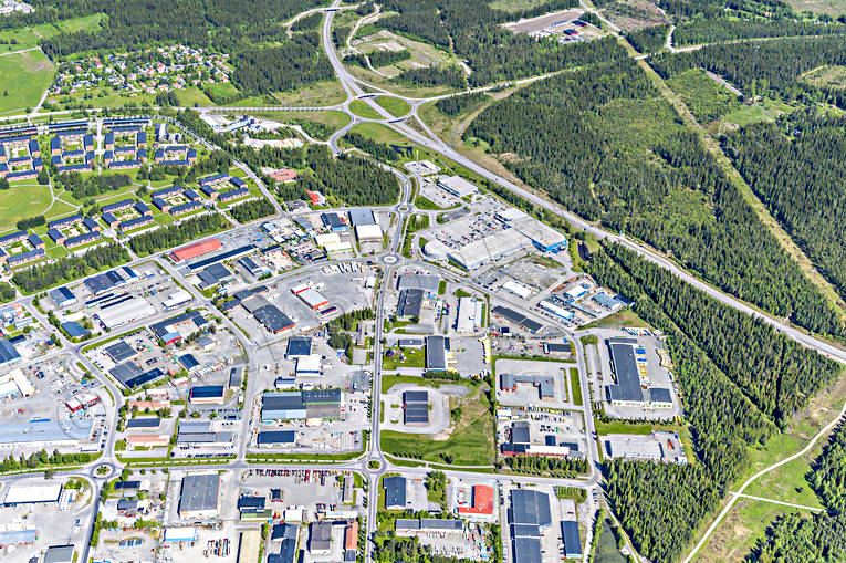 drnarbilder, drnarfoto, flygbild, flygbilder, Flygfoto, flygfoton, Jmtland, kpcentrum, Lillnge, Odenskog, sommar, stder, stersund
