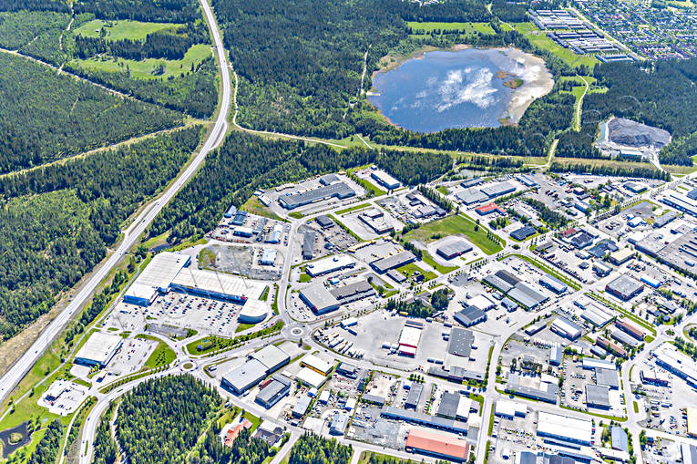 Odenskog Östersund Flygfoto drönarbilder, drönarfoto, flygbild, flygbilder, Flygfoto, flygfoton, Jämtland, köpcentra, Lillsjön, Lillänge, Odenskog, sommar, städer, Östersund