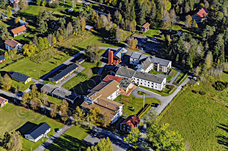 Offerdal Flygfoto byar, drönarbilder, drönarfoto, flygbild, flygbilder, Flygfoto, flygfoton, höst, Jämtland, Landskap, Offerdal, samhällen, änge