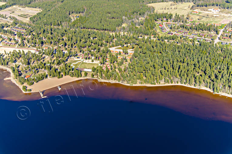 Orsandabaden Dalarna, drönarbilder, drönarfoto, flygbild, flygbilder, Flygfoto, flygfoton, Leksand, nöjesanläggning, Orsandabaden, samhälle, samhällen, sommarland, vår