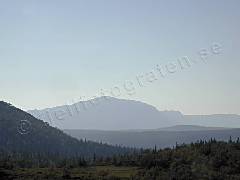 Ottfjället på avstånd fjäll, fjällen, Jämtland, kväll, Landskap, ottfjället, sommar