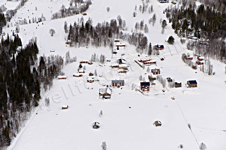 Ottsjö i Jämtland drönarbilder, drönarfoto, flygbild, flygbilder, Flygfoto, flygfoton, gårdar, Jämtland, Ottsjö, vinter