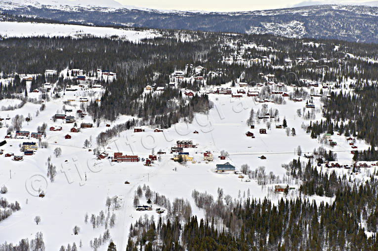 Ottsjö i Jämtland drönarbilder, drönarfoto, flygbild, flygbilder, Flygfoto, flygfoton, gårdar, Jämtland, Ottsjö, vinter
