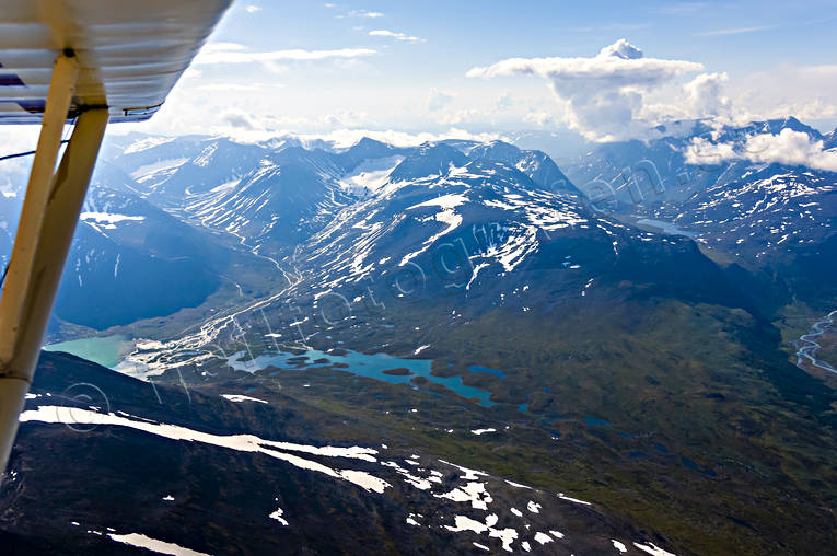 Pielajauratjah i Sarek drönarbilder, drönarfoto, flygbild, flygbilder, Flygfoto, flygfoton, Landskap, lappland, Pielajauratjah, sarek, sommar